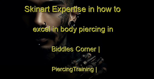 Skinart Expertise in how to excel in body piercing in Biddles Corner | PiercingTraining | PiercingClasses | SkinartTraining-United States